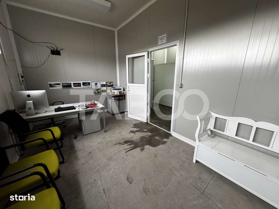Hala productie de inchiriat 531 mp cu teren 1103 mp Cristian Sibiu - Imagine principală: 5/17