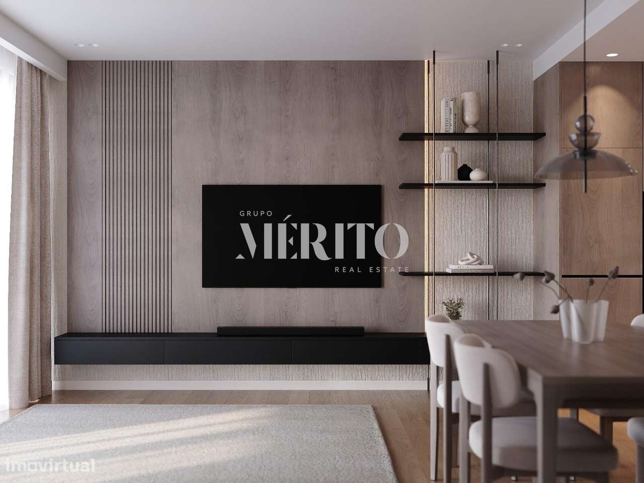 Apartamento T2 Novo com Terraço junto ao cento da cidade de Braga - Grande imagem: 2/18