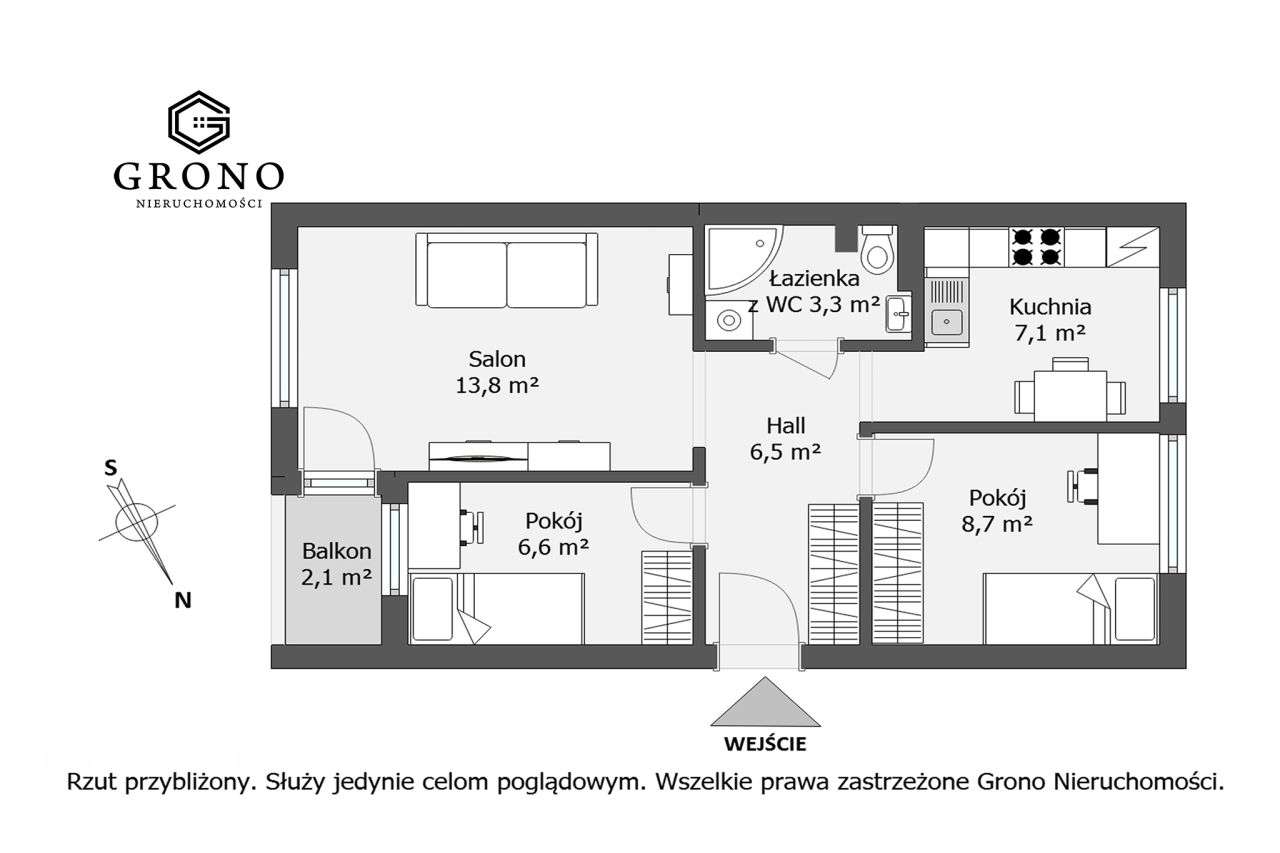 Na sprzedaż 2 piętro, ul. Antoniukowska 22a-15
