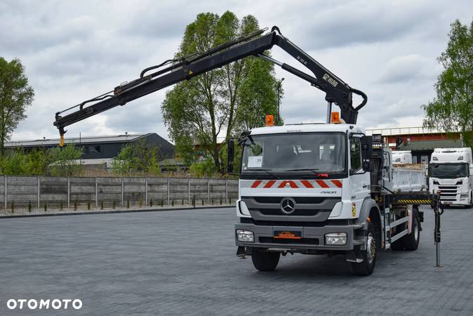 Mercedes-Benz AXOR 1833 / 4x2 / 3 OSOBY / EURO 5 / HDS HIAB 122 B-2 CL / STEROWANIE x2 / WYWROTKA / HYDROBURTA / MANUAL / HAK / NISKI PRZEBIEG / SPROWADZONY - 17