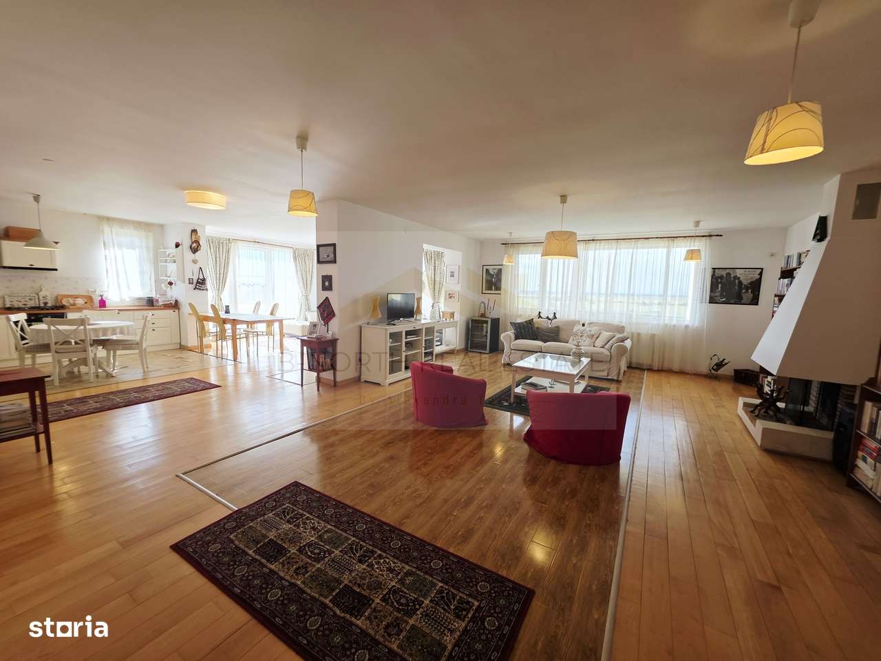 Penthouse 148mp  cu terase75 mp și șemineu | Corbeanca-1
