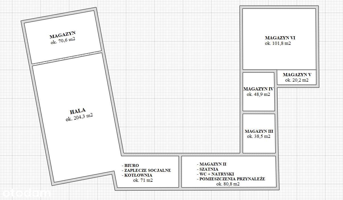 Magazyn - Hala magazynowo - produkcyjna z zapleczem biurowo-sanitarnym-19