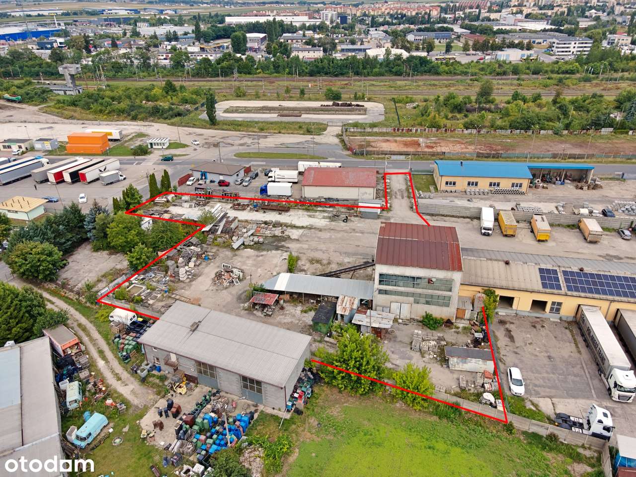 Działka przemysłowa 4136 m2 – ul. Obozowa 62a, Kalisz-5