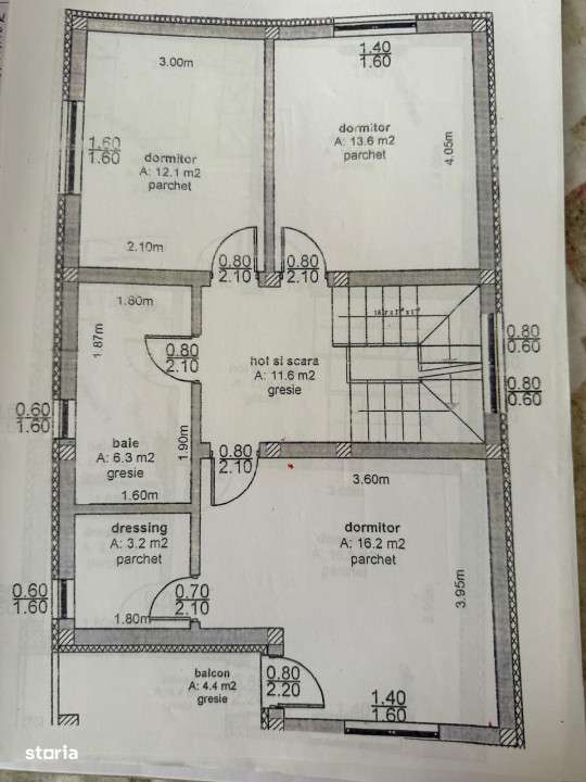 Casa individuala - 4 camere - Teren 521 mp-18