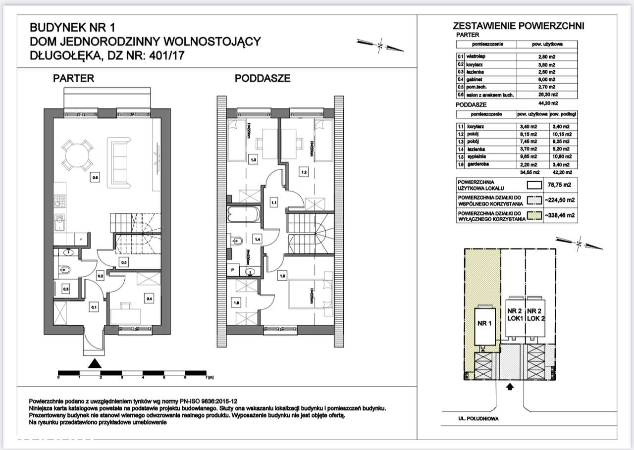 Stylowy dom z cegły klinkierowej w zabudowie wolnostojącej - Pełny obrazek: 2/14