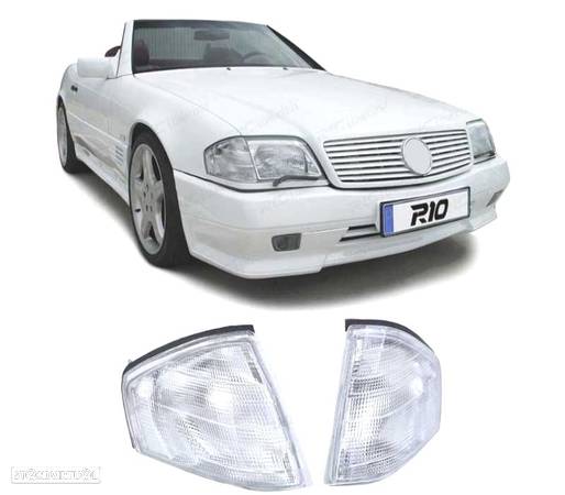 PISCAS FRONTAIS PARA MERCEDES SL W129 89-98 BRANCO - 1