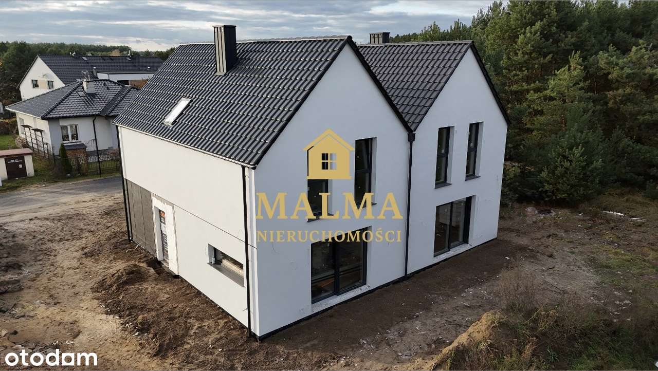 Nowoczesny dom w zabudowie bliźniaczej | 104m² | Łężyca | Zielona Góra - Pełny obrazek: 4/15