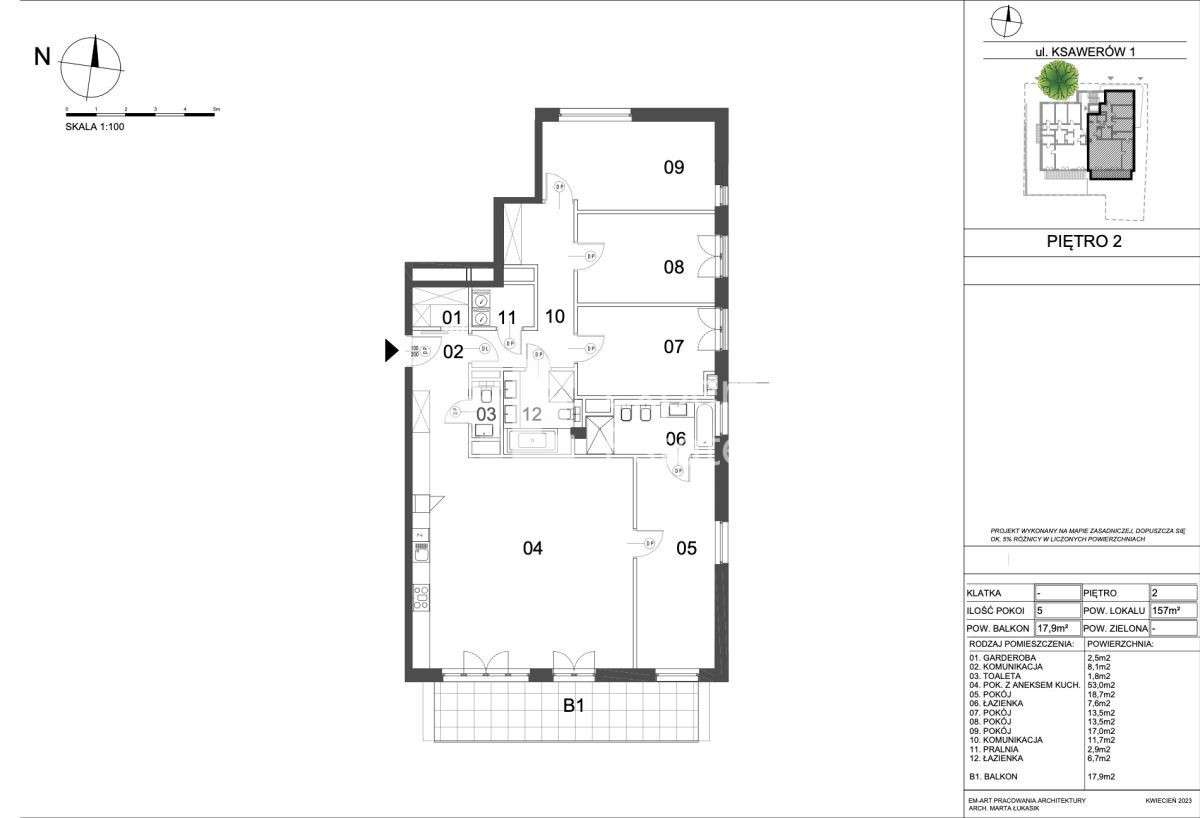 5 pok ! Stary Mokotów! Kameralny budynek!-8