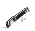 DIFUSOR TRASEIRO A3 8V SPORTBACK SLINE LOOK RS3 16- + PONTEIRA DE ESCAPE - 3