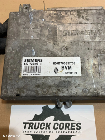 Sterownik komputer silnika Siemens BVM S101729103 RENAULT CLIO 1,2 - 3