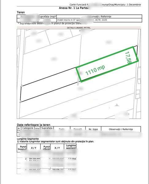 Teren intravilan in comuna 1 Decembrie Str Livezii - Imagine principală: 4/4