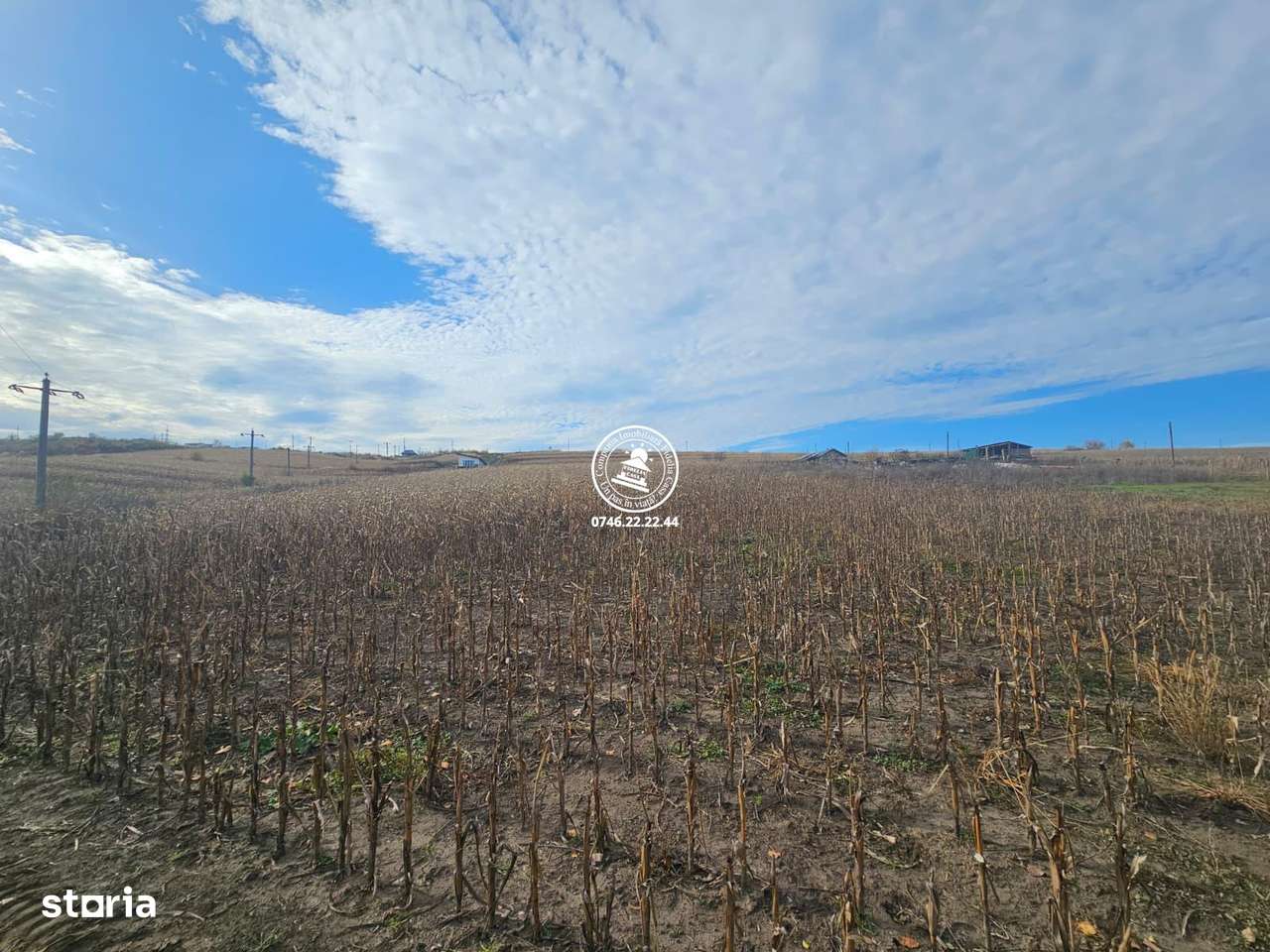 Teren 11000mp intravilan Valea Lupului,la 2km de drumul European E85 - Imagine principală: 1/3