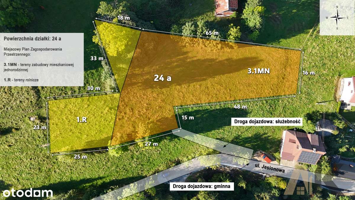 Atrakcyjna działka na  Podhalu - Łapszanka - Pełny obrazek: 5/15