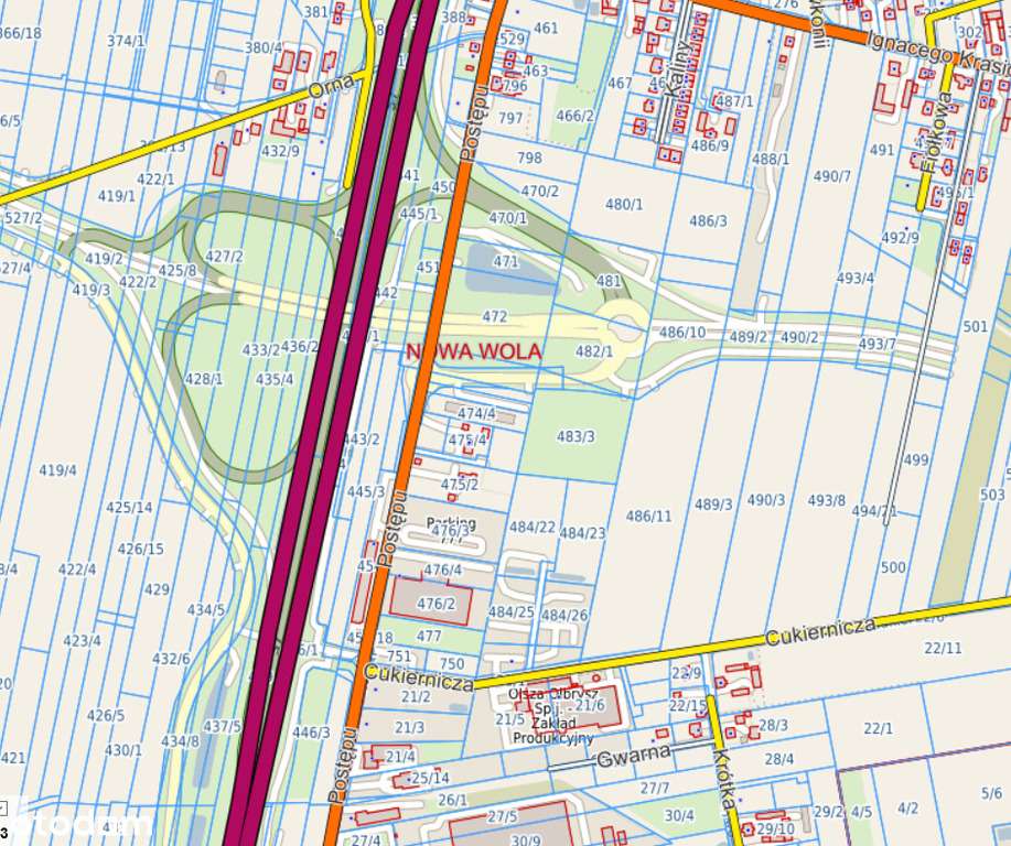 Działka inwestycyjna UPST-11