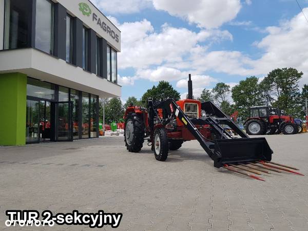 Ładowacz czołowy hydrauliczy TUR URSUS ZETOR c330 c360 Władymirec t25 MASSEY FERGUSON 2 sekcyjny - 8