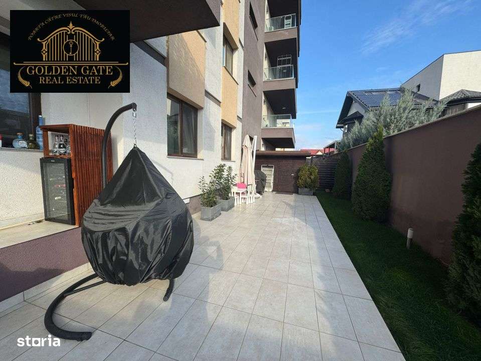 Baneasa - Sisesti | 3 Camere Modern | 2 Bai | Terasa | Curte |-8