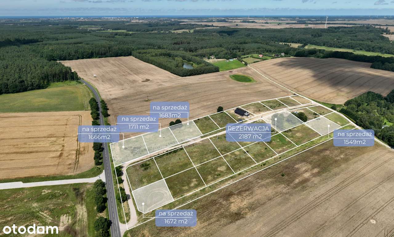 Działka budowlana z warunkami zabudowy, 8 km od Kołobrzegu! - Pełny obrazek: 4/11