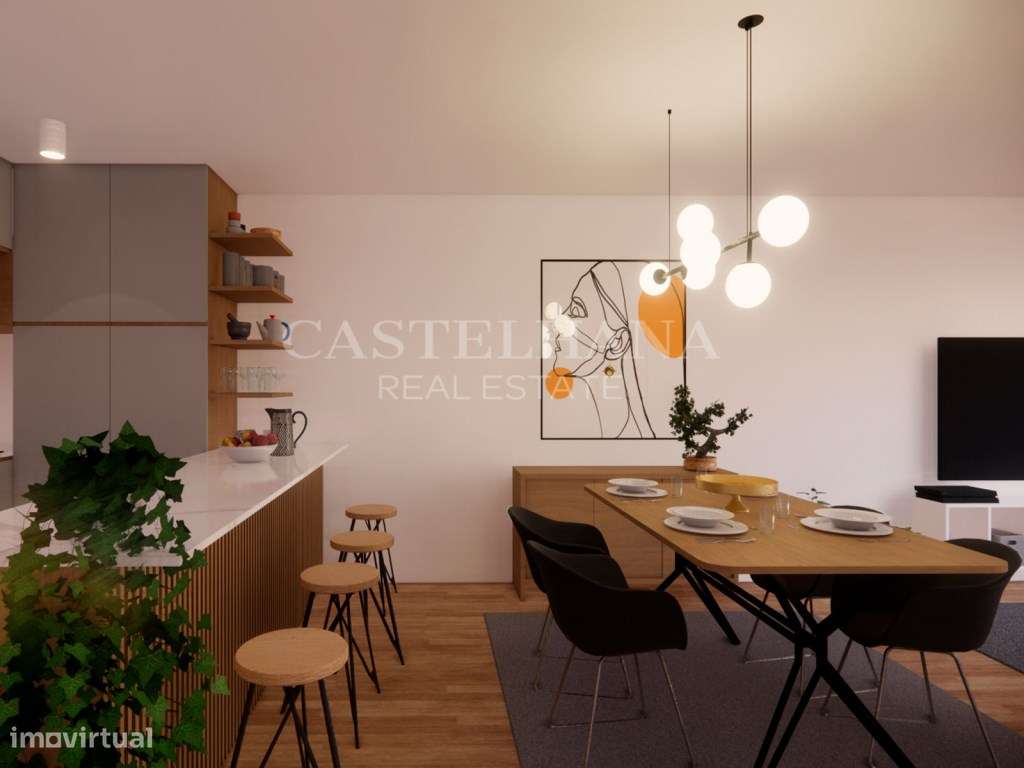 Apartamento T3 em novo empreendimento no centro de Matosinhos - Grande imagem: 3/87