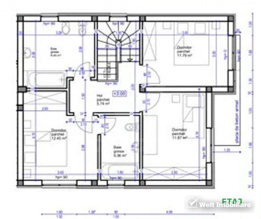 Casa duplex 5 camere, Voronet, finisata