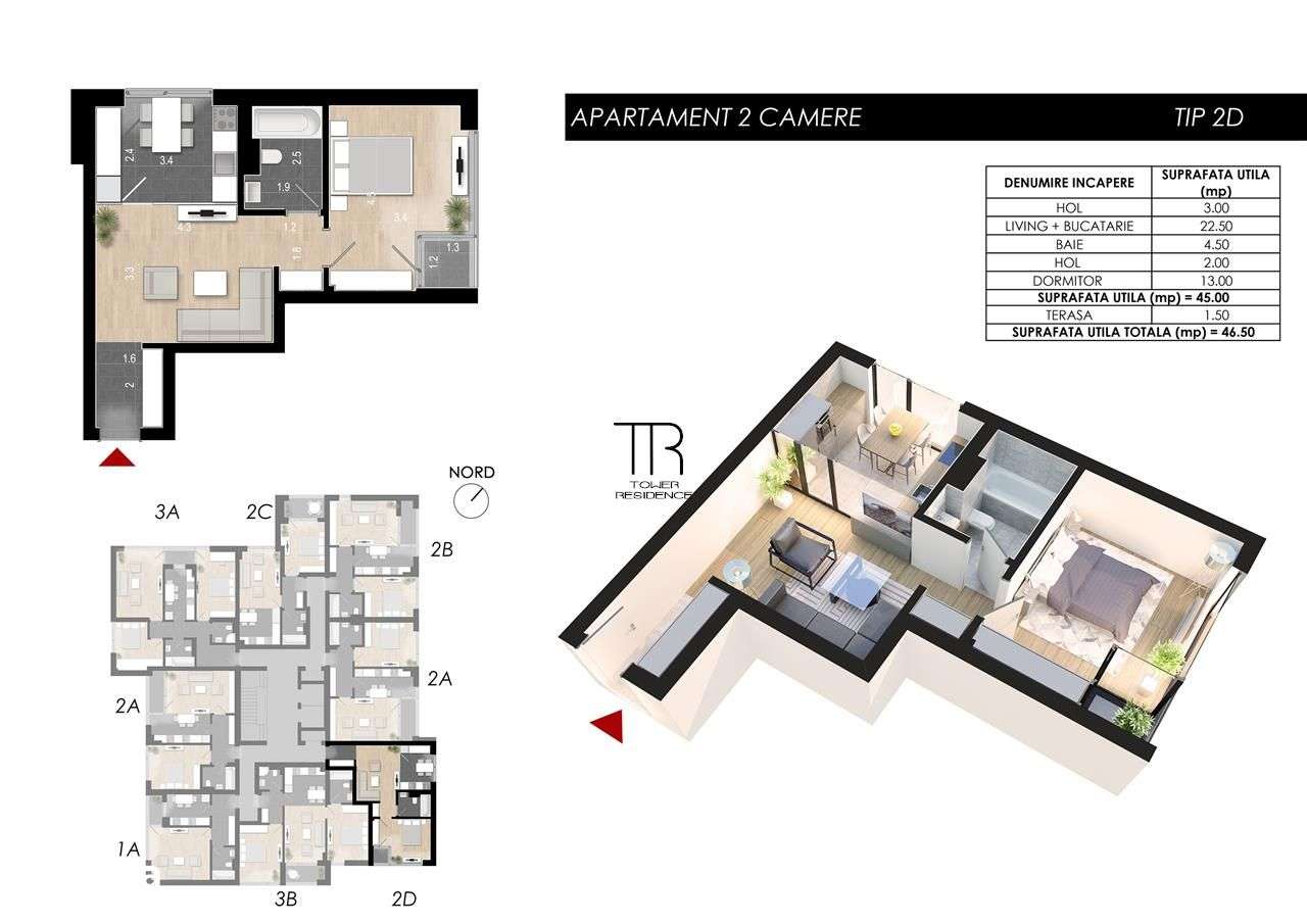 Com. 0% Sos. Salaj Apartament 2 Camere Incalzire in Pardoseala - Imagine principală: 5/20