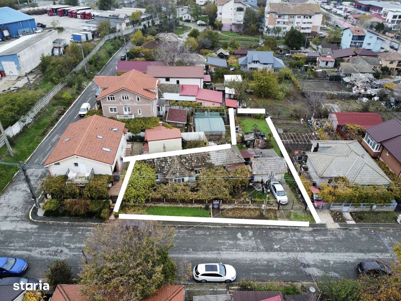 Casa Ovidiu pe teren 500 mp cu deschidere 22 ml-0