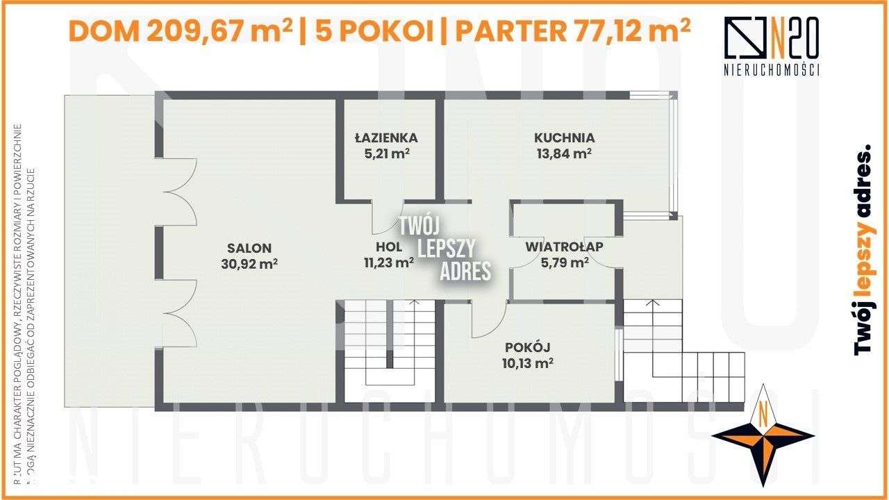 Nowy|Pompa Ciepła|245 m2|Fotowoltaika|Garaż - Pełny obrazek: 5/20
