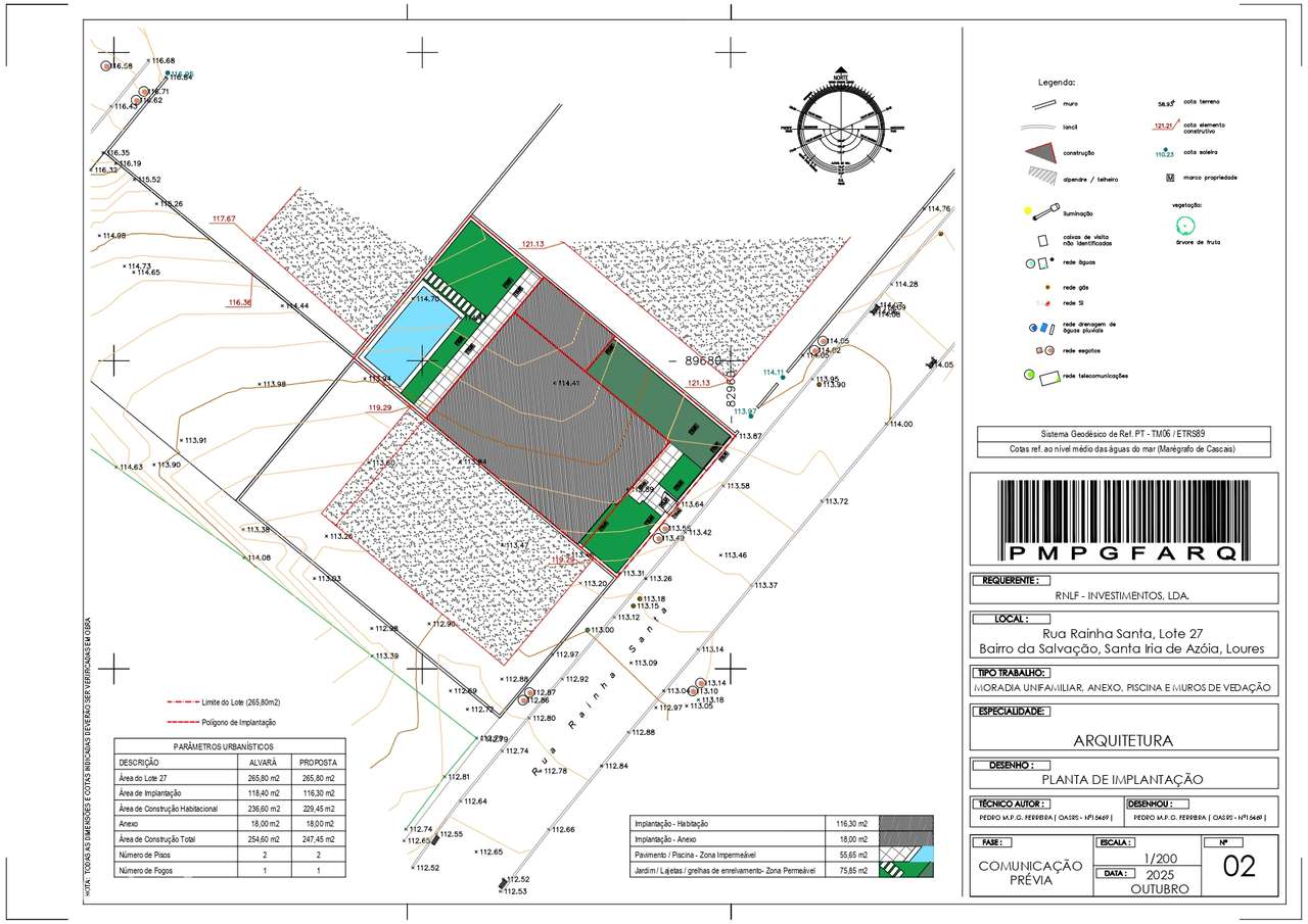 Terreno Urbano - Moradia T4 c/ Garagem e Piscina - Santa Iria de Azoia-5