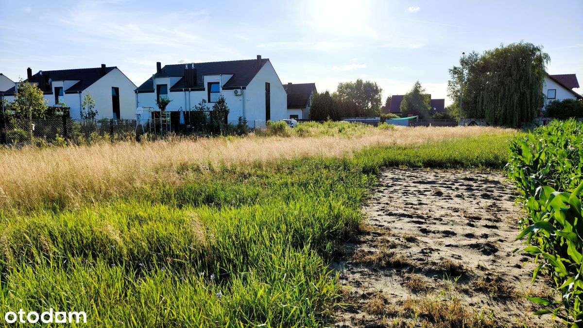 Działka budowlana, Dąbrowa 1286m2, wydane WZ-4