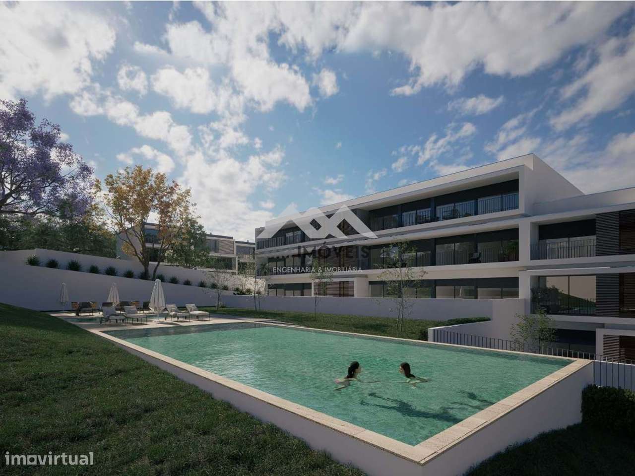 Apartamento T4 Luxo | Novo | Varanda | Piscina | Gondomar | Jardim | B - Grande imagem: 1/34