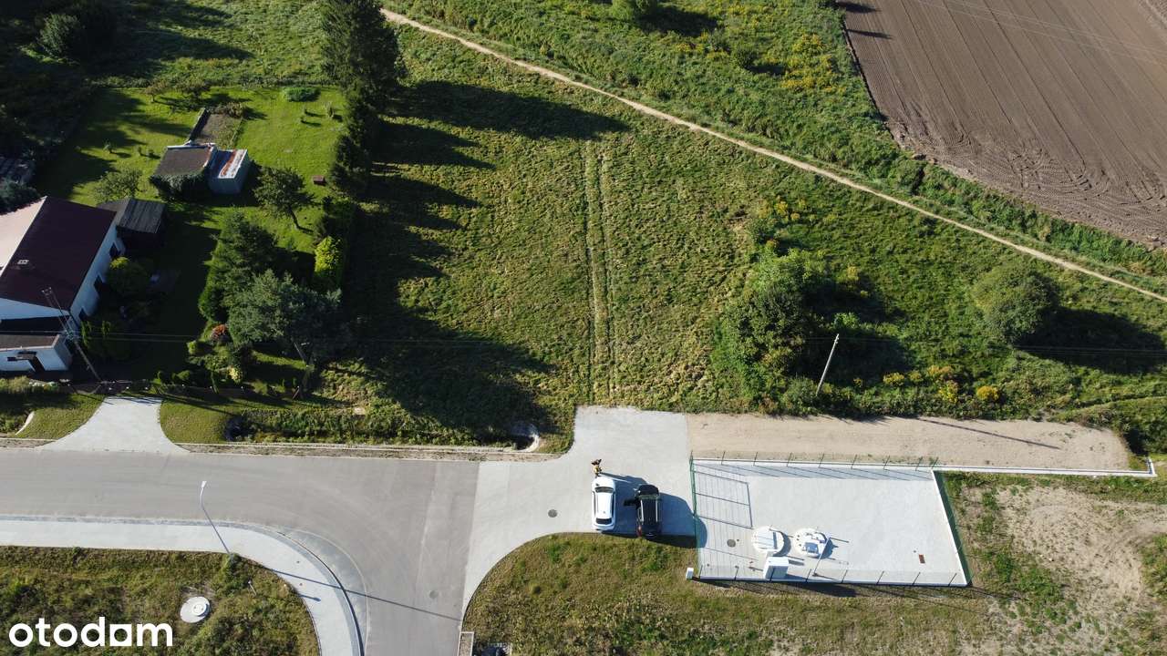 Działka przemysłowa Rumia – 1890 m², media w drodze, wjazd,,  projekt - Pełny obrazek: 4/5