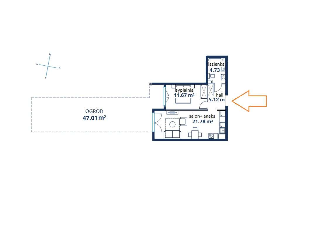 2 POKOJE + OGRÓDEK | 2024 | RUCZAJ | CAMPUS UJ | POD KLUCZ-9