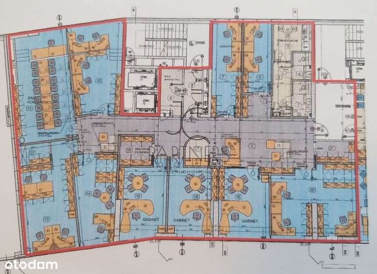 Biuro 350 m2, Centrum, własna recepcja-8