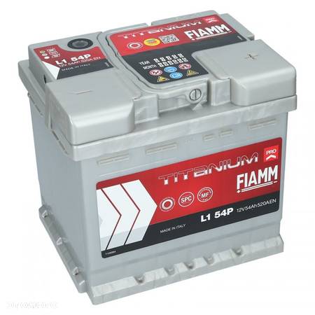 AKUMULATOR FIAMM TITANIUM PRO L1 54P 54Ah 520A - 1