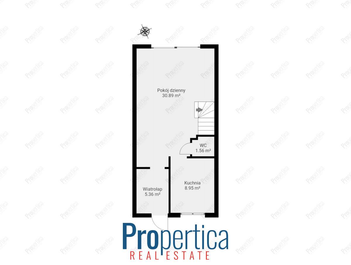 Salon z oddzielną kuchnią + 3 pokoje-17