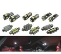 KIT COMPLETO 15 LAMPADAS LED INTERIOR PARA BMW SERIE 3 E90 325I 328I 330I 335I M3 06-12 - 1