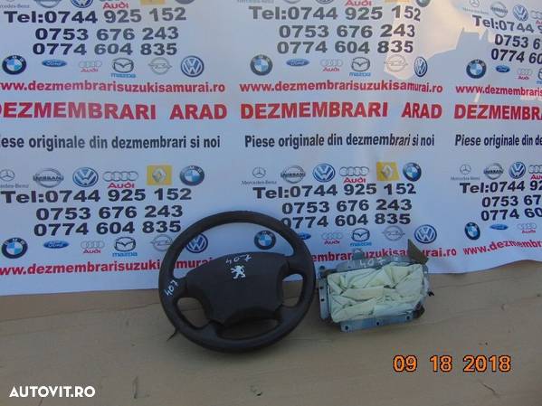 Volan Peugeot 407 an 2004-2010 airbag volan pasager dezmembrez 407 - 3