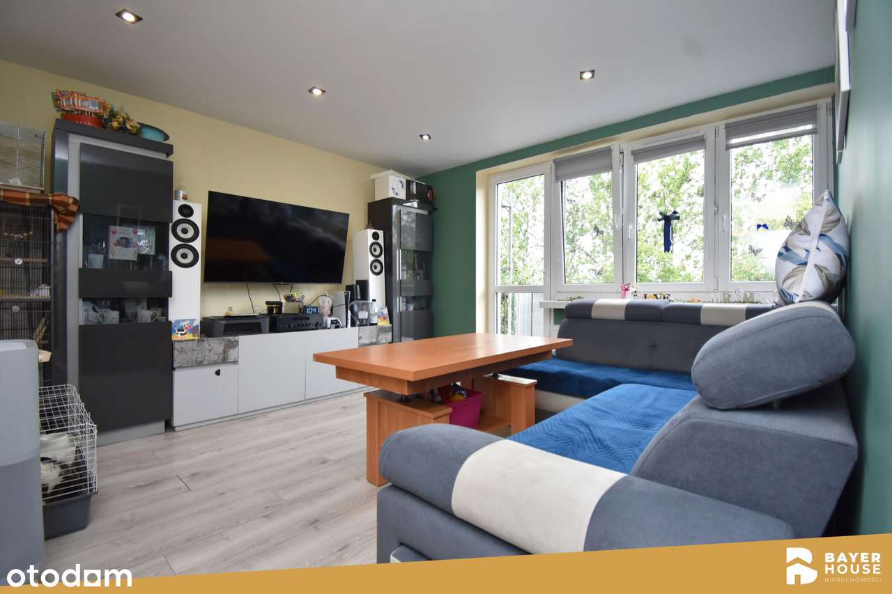 Wyposażone M4 po remoncie | Balkon | C.O. Miejskie | Spokojna okolica - Pełny obrazek: 2/10