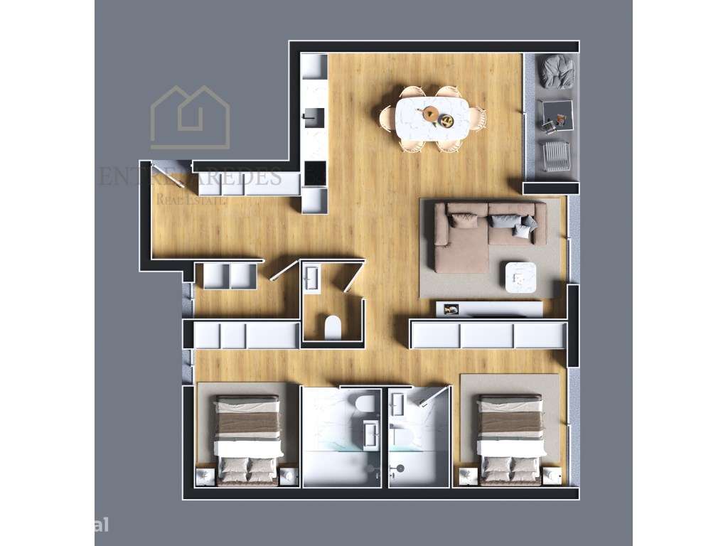 Residencial com 17 frações, o OAK oferece aos seus residentes a tra...-25