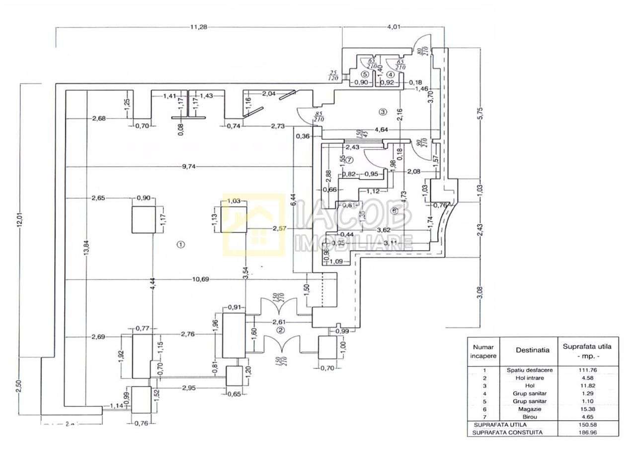 Spatiu Comercial Ultracentral de Inchiriat – 150 mp | Str. Nicolae Bal - Imagine principală: 2/4