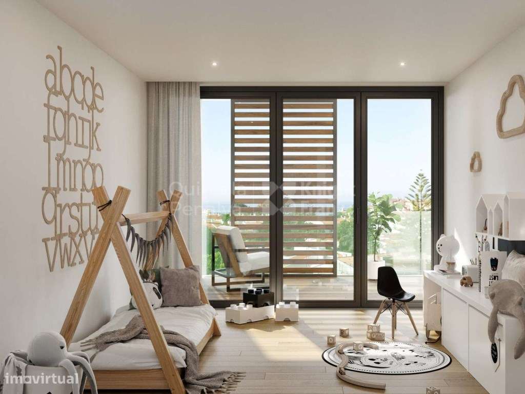 Apartamento T3 com jardim, localizado na Parede, Cascais-15