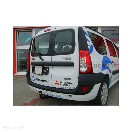 Carlig de remorcare pentru Dacia MCV - Combi, pick up - sistem semidemontabil  din 2007 pana 2012 - 13