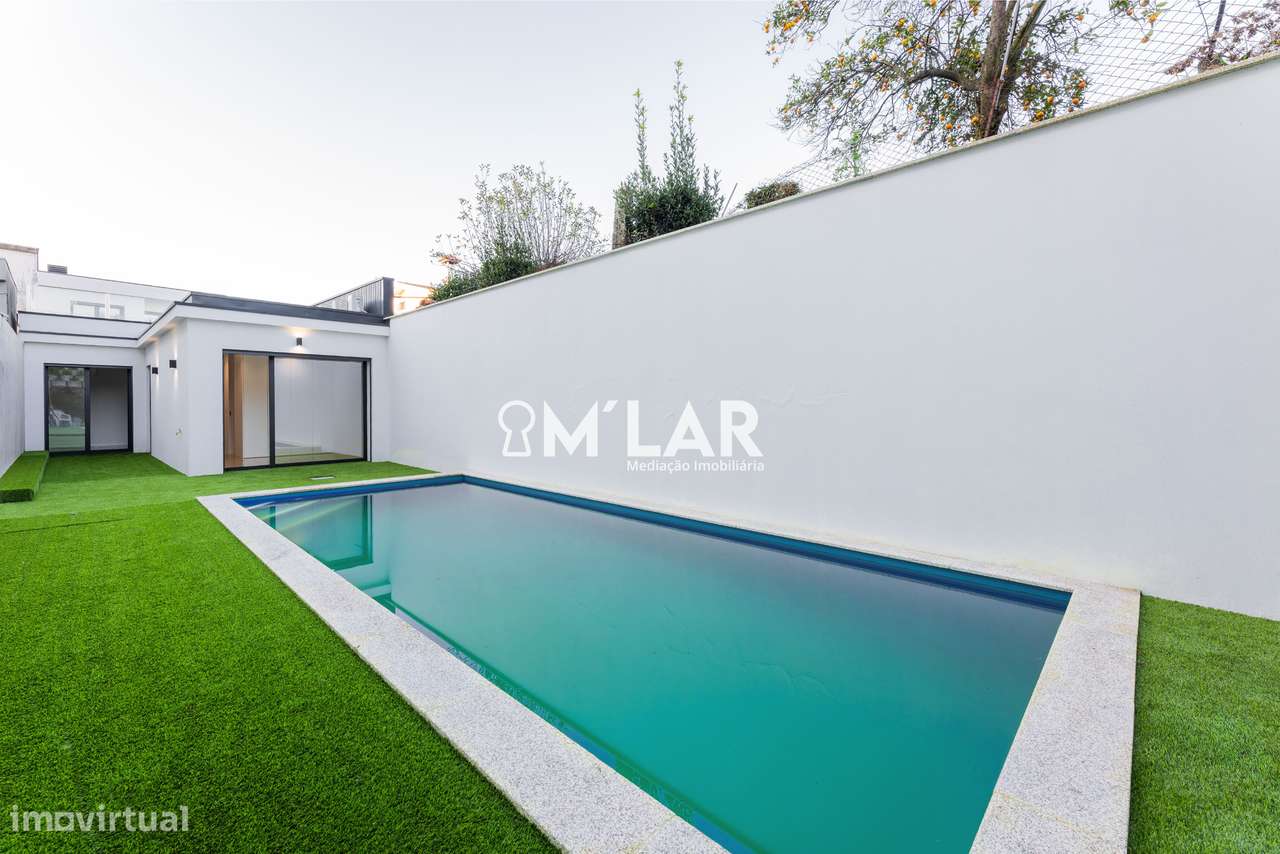Apartamento T3 com piscina, Novo, no Centro de Vila Verde-33