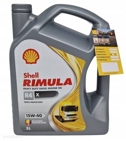 Shell Rimula R4 X 15W40 5L - 1