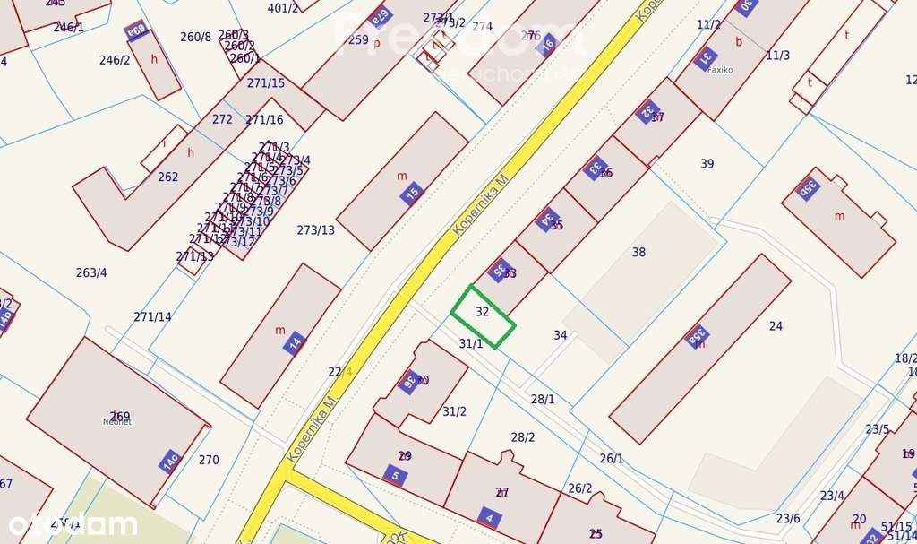 Działka na sprzedaż — Olsztyn, obręb 73, nr 32 - Pełny obrazek: 1/2