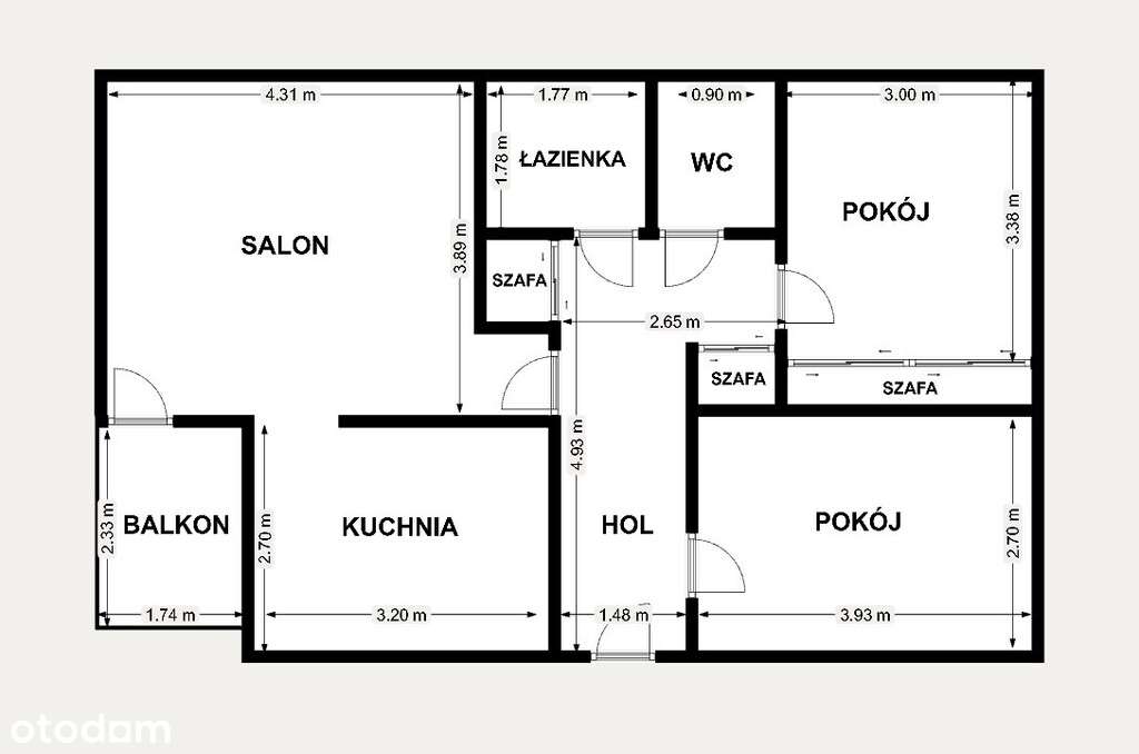 Centralna | 67m2 | 3 pok. | Po Remoncie-10