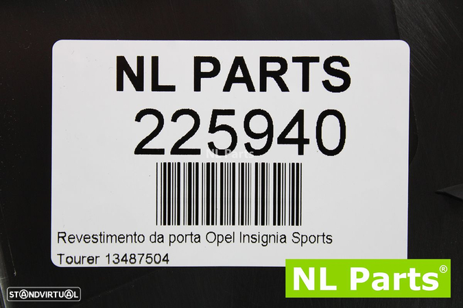 Revestimento da porta Opel Insignia Sports Tourer 13487504 - 9