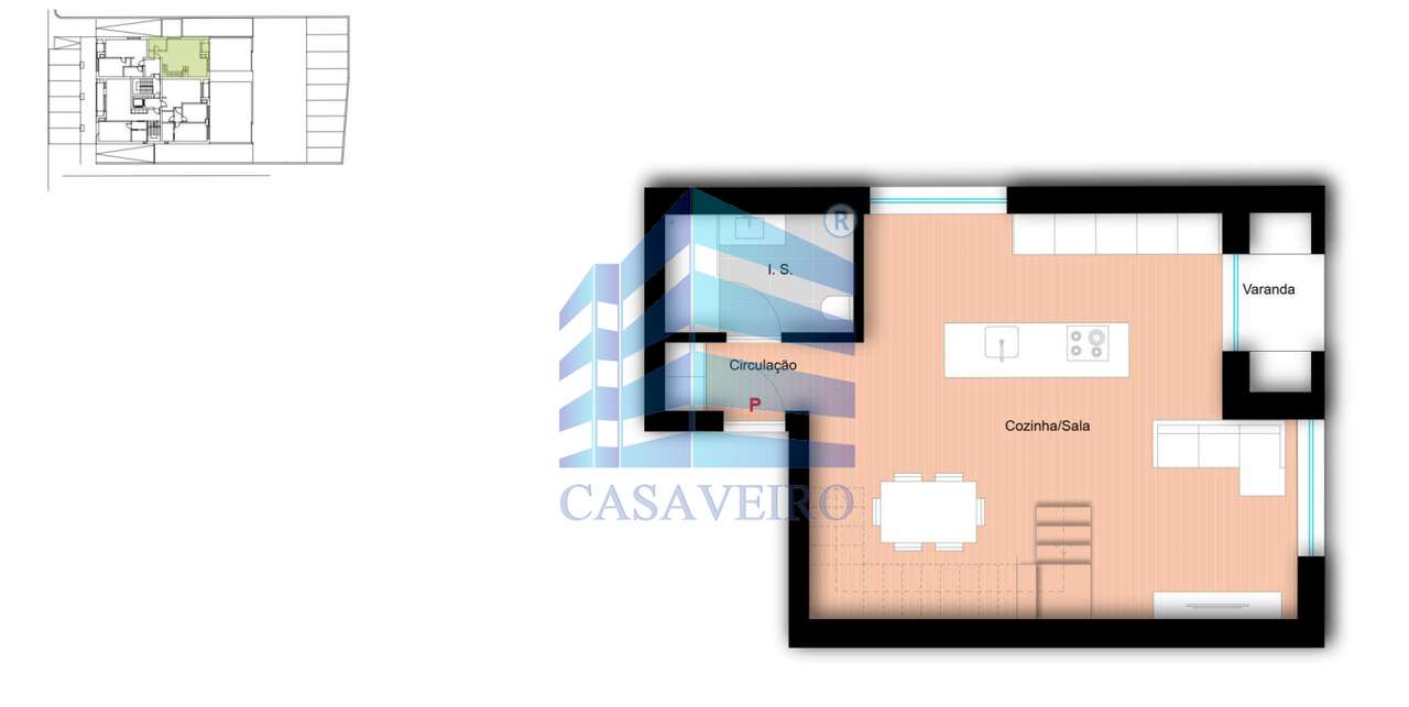 Apartamento T3 Duplex em São Bernardo - Grande imagem: 4/14