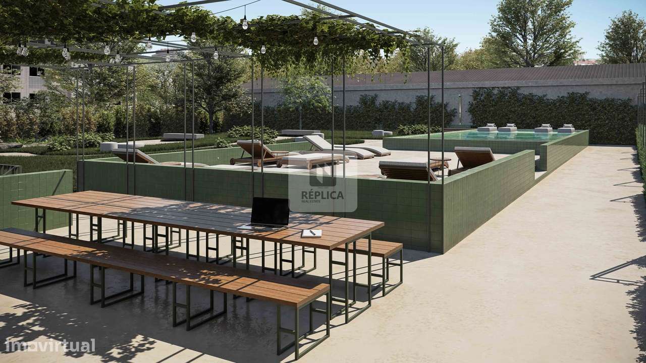 Apartamento T0 com Varanda e Garagem no Empreendimento Arbo Homes - Grande imagem: 4/9