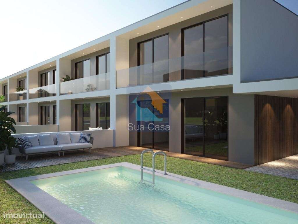 Moradia do gaveto T4 em condomínio privado no empreendimento Village-2