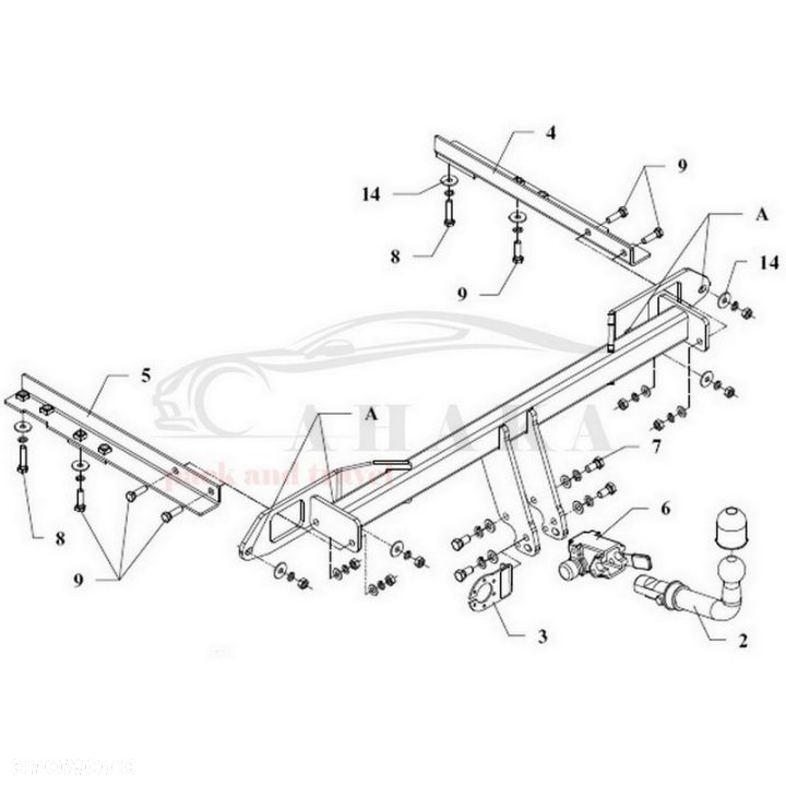 Hak Holowniczy Automat Do Opel Insignia A Sedan 2008-2017 - 3